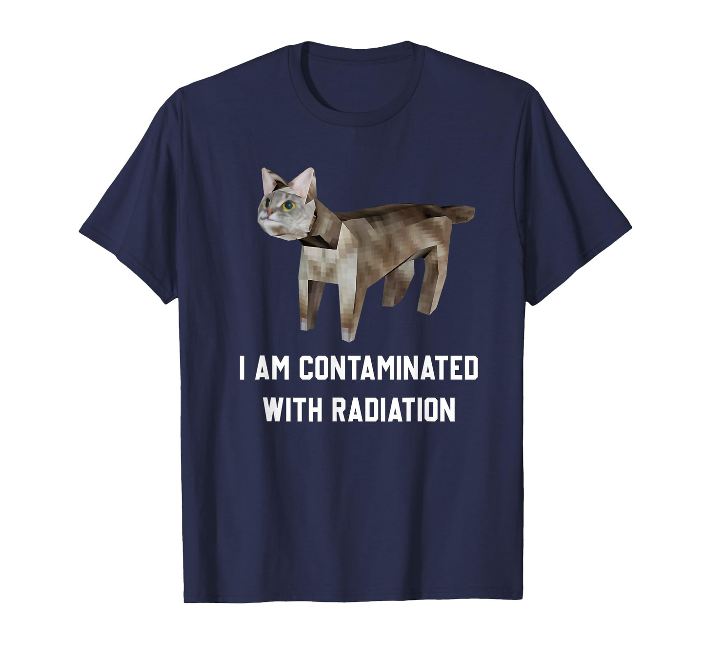 I Am Contaminated Funny Cat Meme T-Shirt