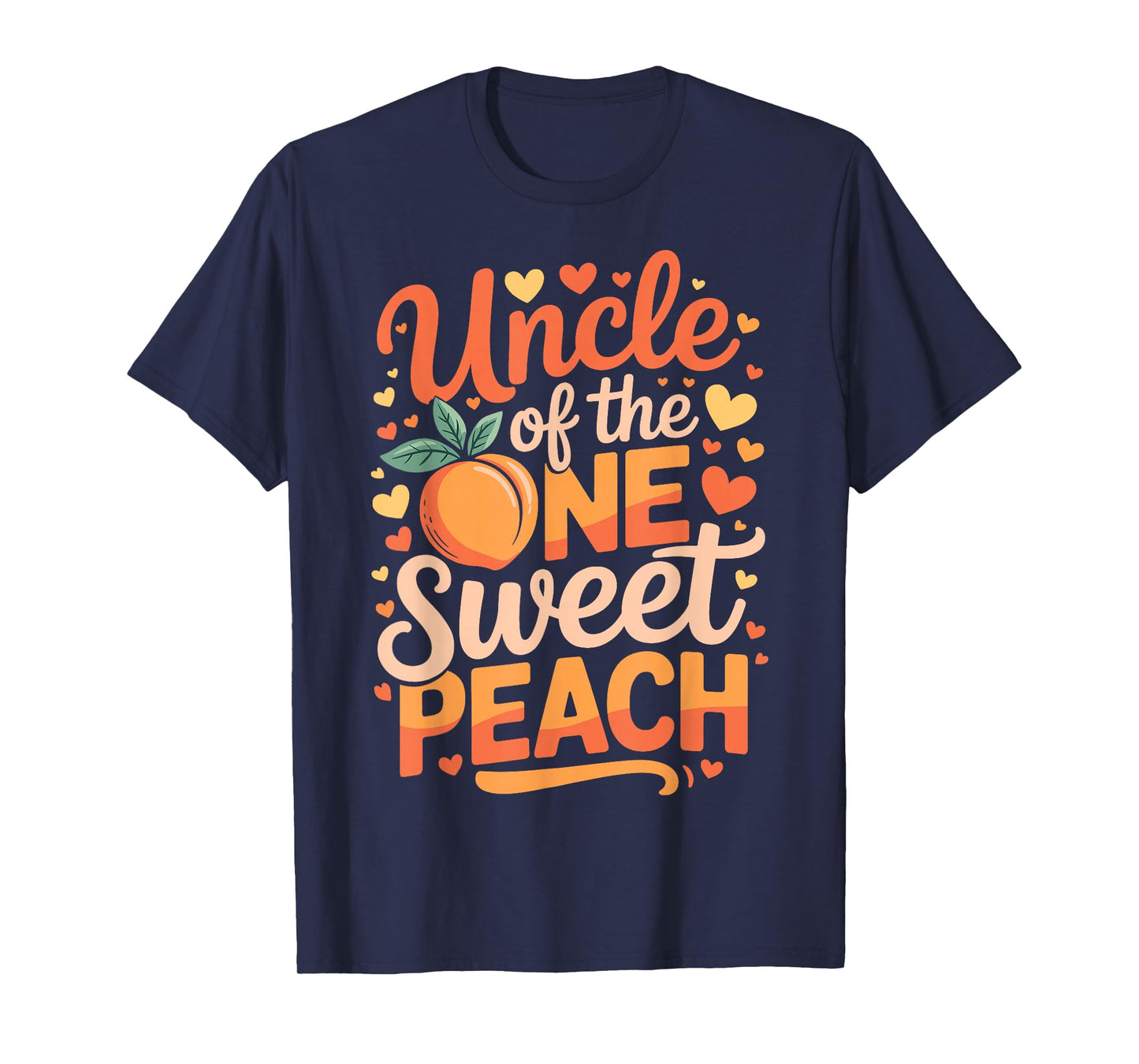 Uncle of The One Sweet Peach Family Matching T-Shirt