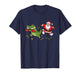 Funny Alligator Santa Claus Boots Christmas Womens Mens Kids T-Shirt