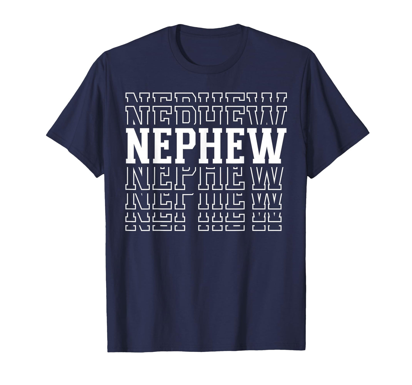 Nephew Funny Layered Text Birthdays Kids T-Shirt
