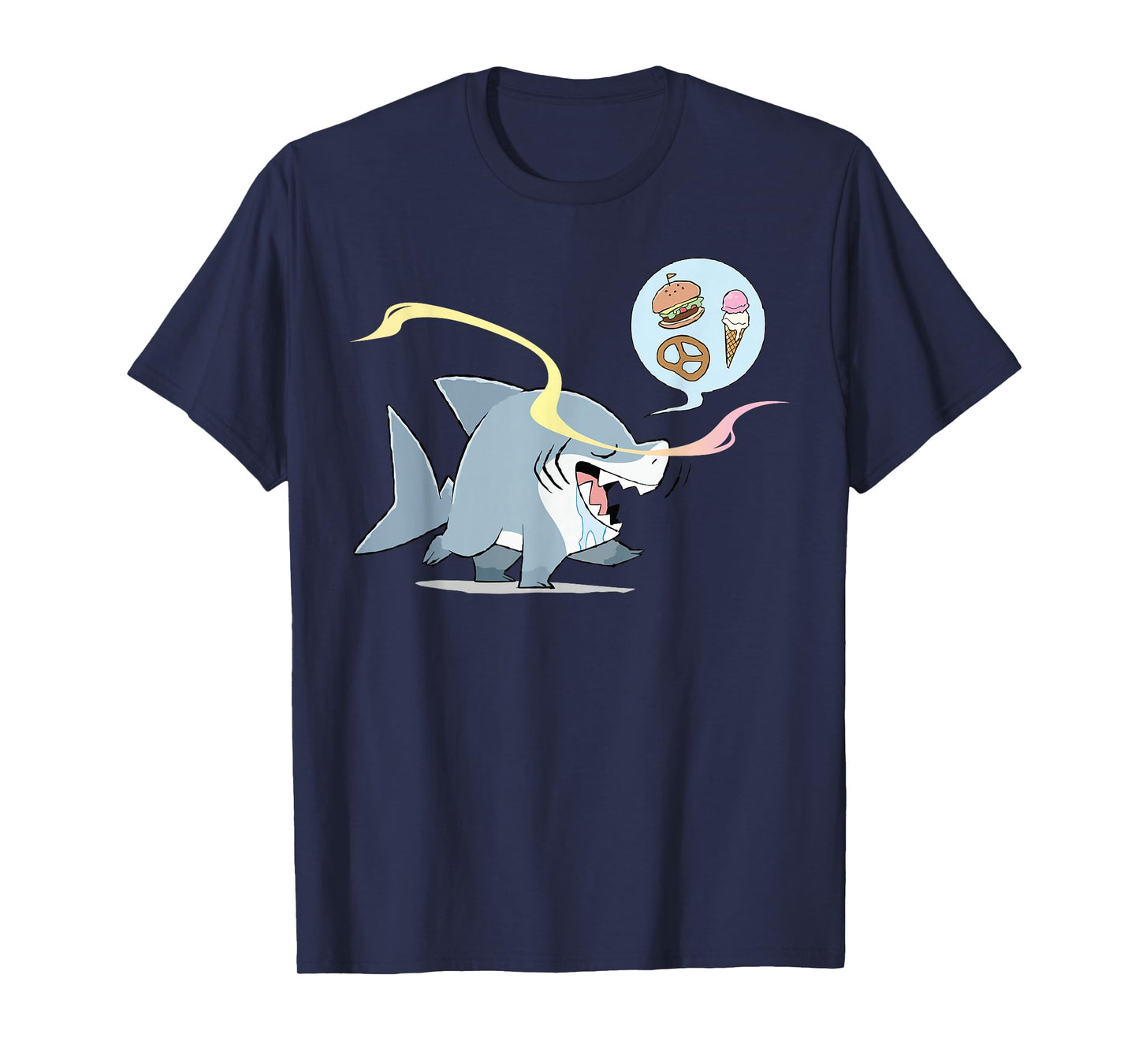 Marvel Jeff The Land Shark Hunting for Snacks T-Shirt