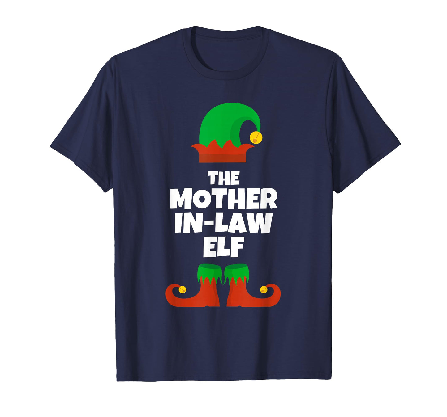 Family I'm The Mother-in-Law Elf Christmas Matching Funny T-Shirt