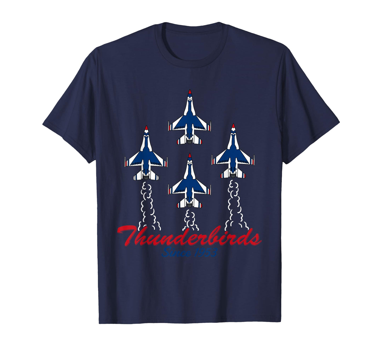 USAF Thunderbirds F16 57th Wing Vintage Airshow Gift Tee T-Shirt