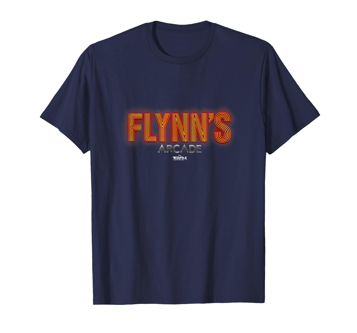Disney Tron Flynn's Arcade Neon Logo T-Shirt