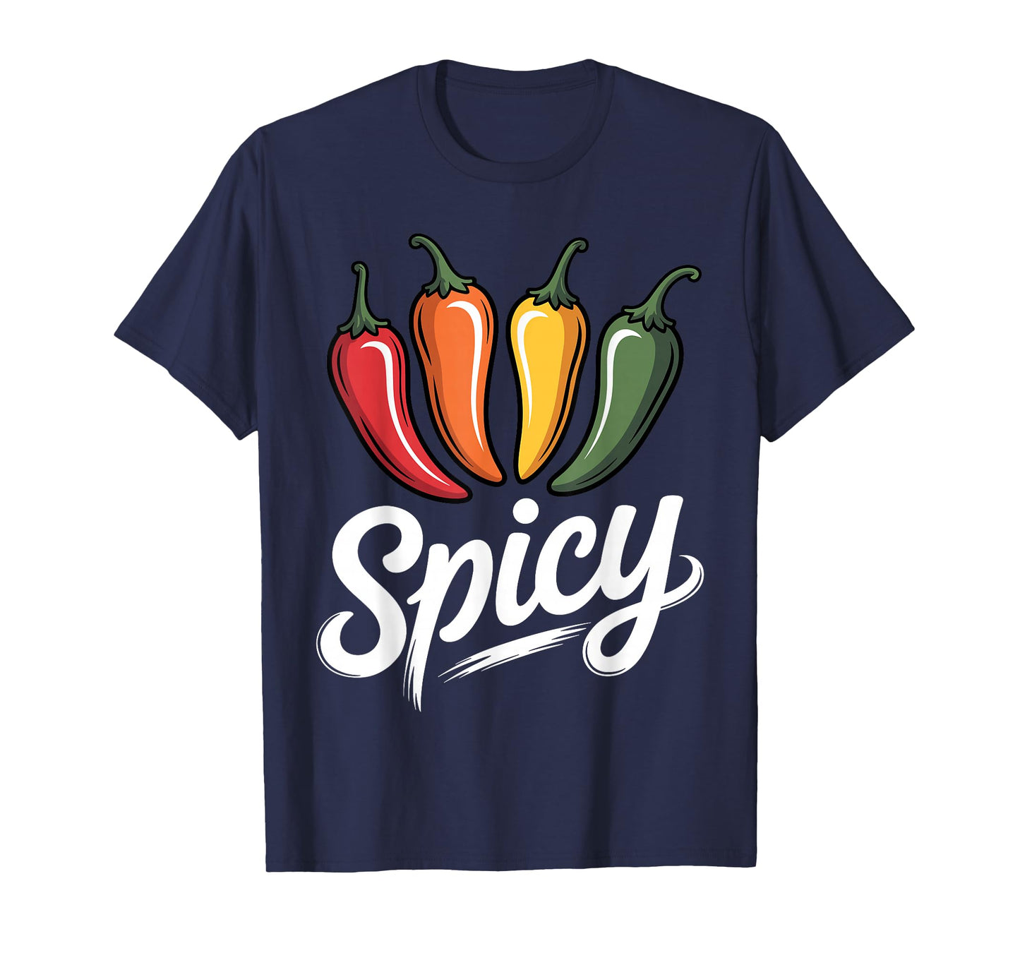Funny Chili Pepper Art for Men Women Kids Chilli Pepper T-Shirt