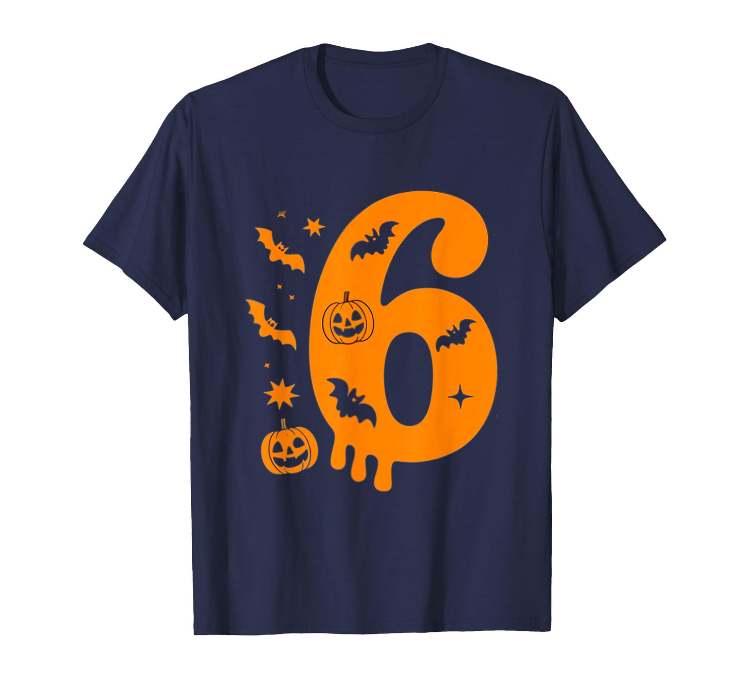 Number 6 Six Seven 6 7 Meme Funny Design Couples Halloween T-Shirt