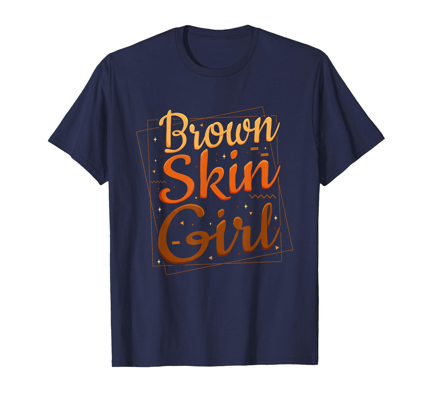 Cute Brown Skin Girl Black History Month Melanin Black Pride T-Shirt
