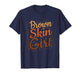 Cute Brown Skin Girl Black History Month Melanin Black Pride T-Shirt