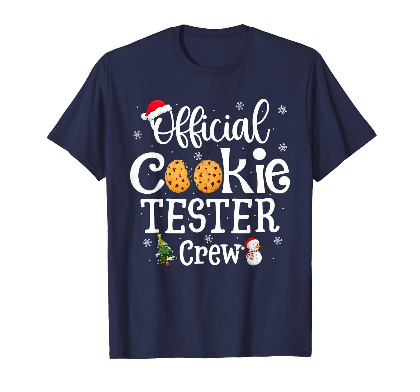 Official Cookie Tester Crew Family Baking Team Christmas T-Shirt