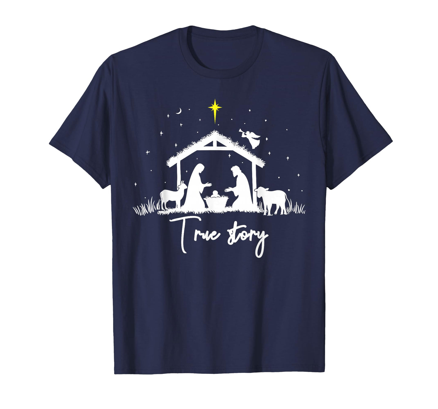 True Story of Jesus Birth Christmas Nativity Christmas T-Shirt