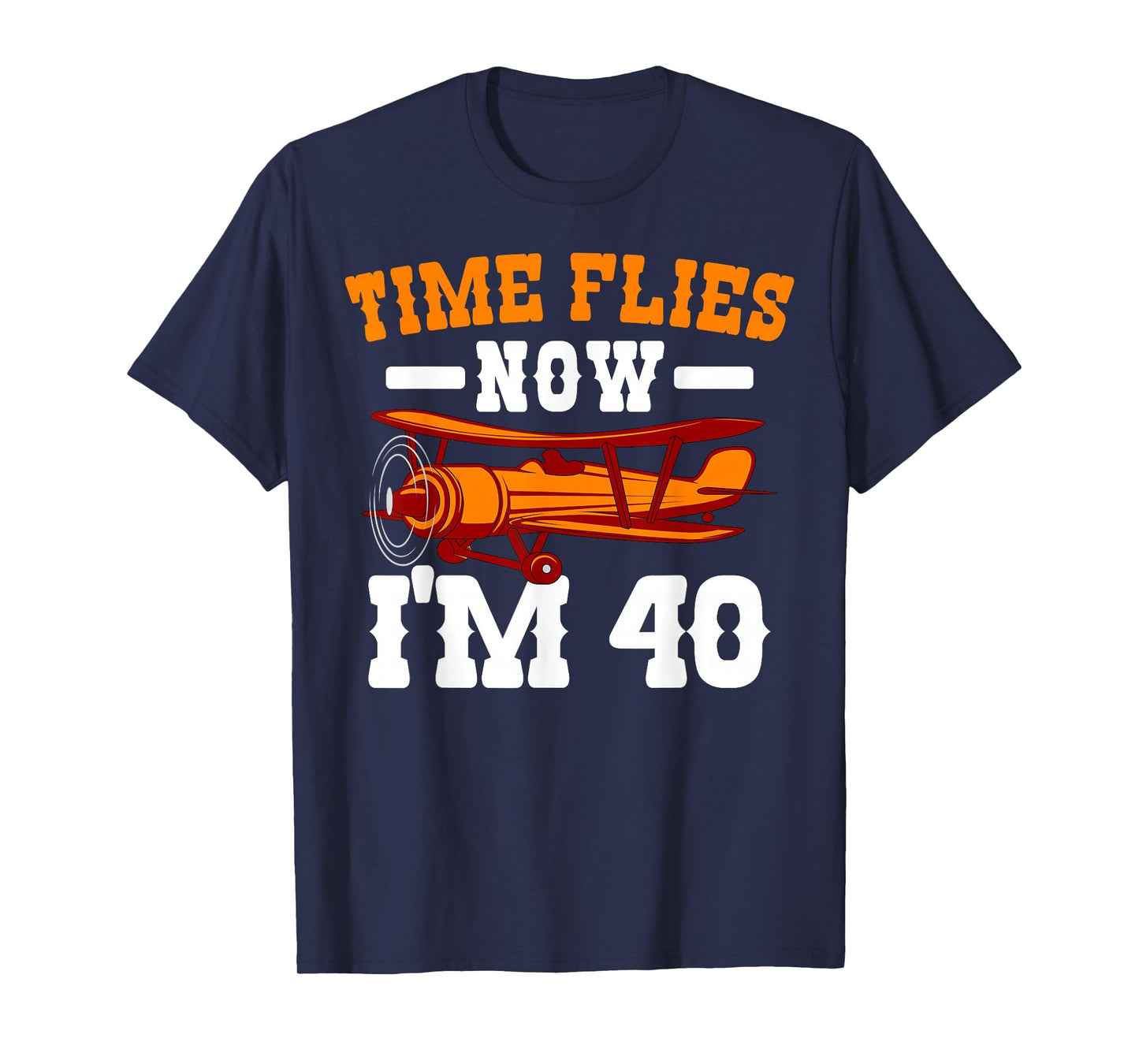 Pilot 40th Birthday Party Aviator Airplane Flight Mechanic T-Shirt