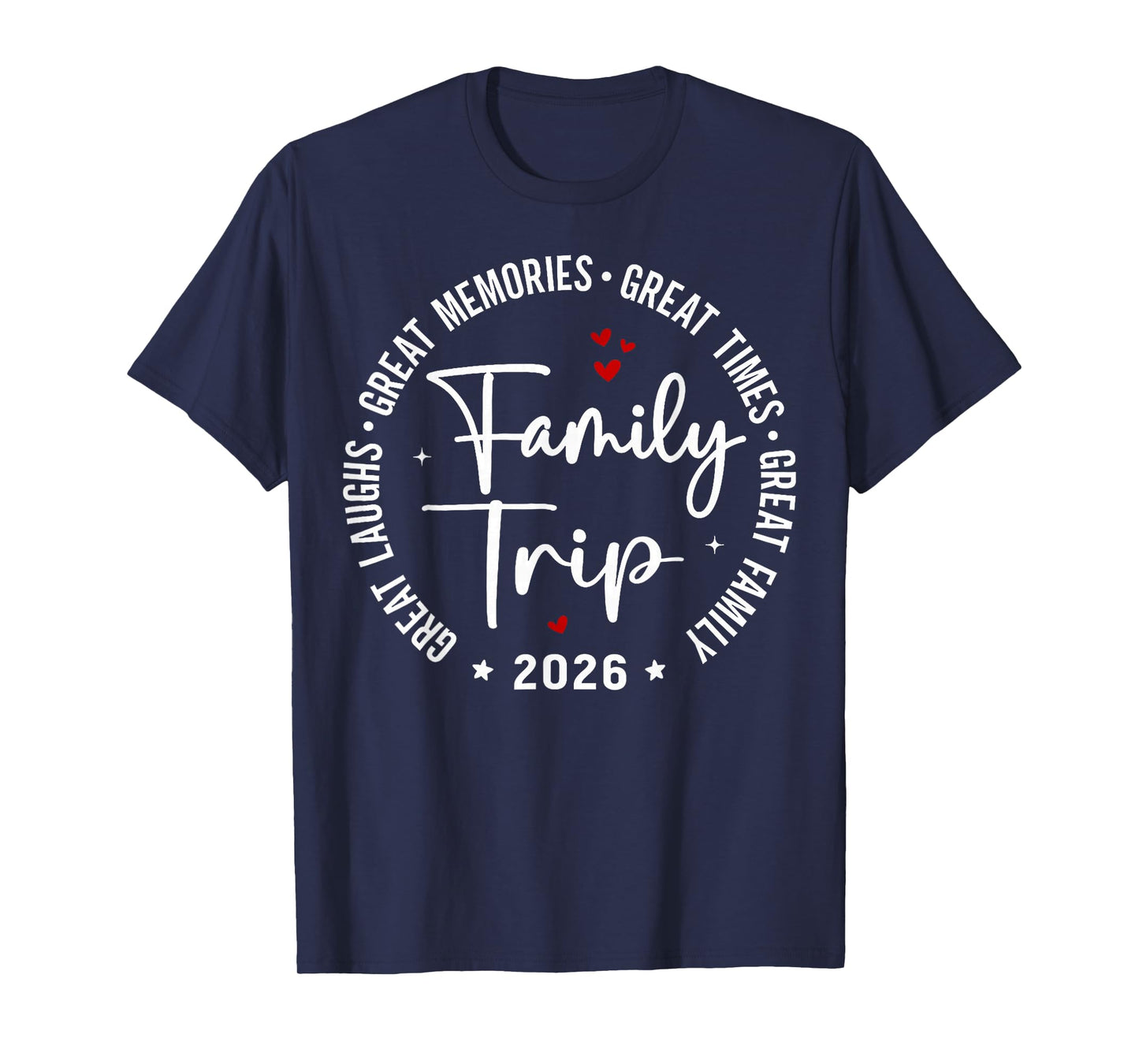 Family Trip Vacation 2026 Matching Group T-Shirt