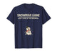 Funny Joke Christmas Snowman Game Dont Look at The Snowman T-Shirt