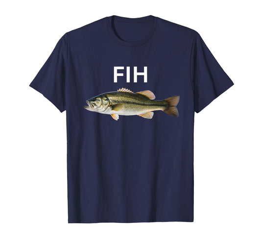 Fih Meme Funny Misspelled Fish Meme Misspelling Brainrot T-Shirt