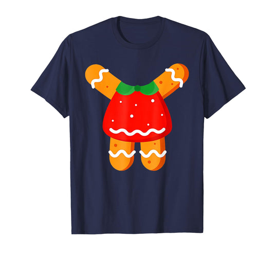 Gingerbread Girl Shirt Christmas Cookie Baking Holiday Tee T-Shirt