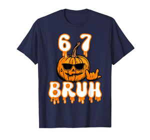 67 Halloween Meme Brainrot Costume Kids 6-7 Six Seven Boys T-Shirt