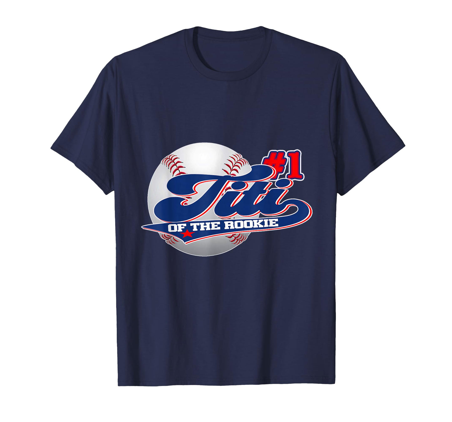 Titi Rookie of Year 1st Birthday Baseball Theme Matching T-Shirt