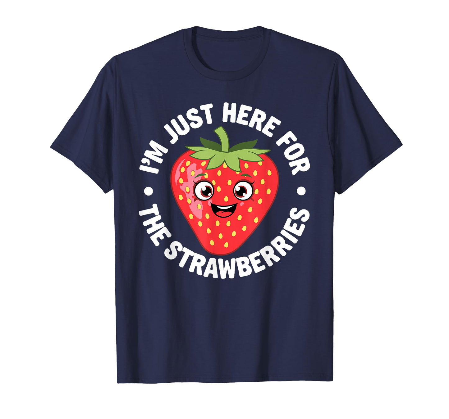 Funny Strawberry Art for Men Women Fruit Strawberry Lover T-Shirt