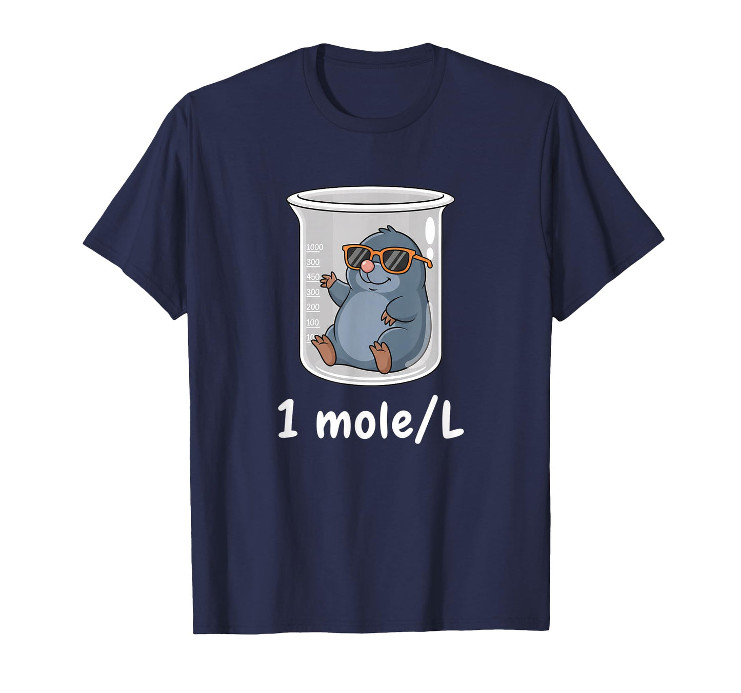 Science & Technology Funny Chemistry 1 Mole L Cute Mole T-Shirt