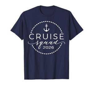 Cruise Squad 2026 Summer Vacation Matching Family Cruise T-Shirt