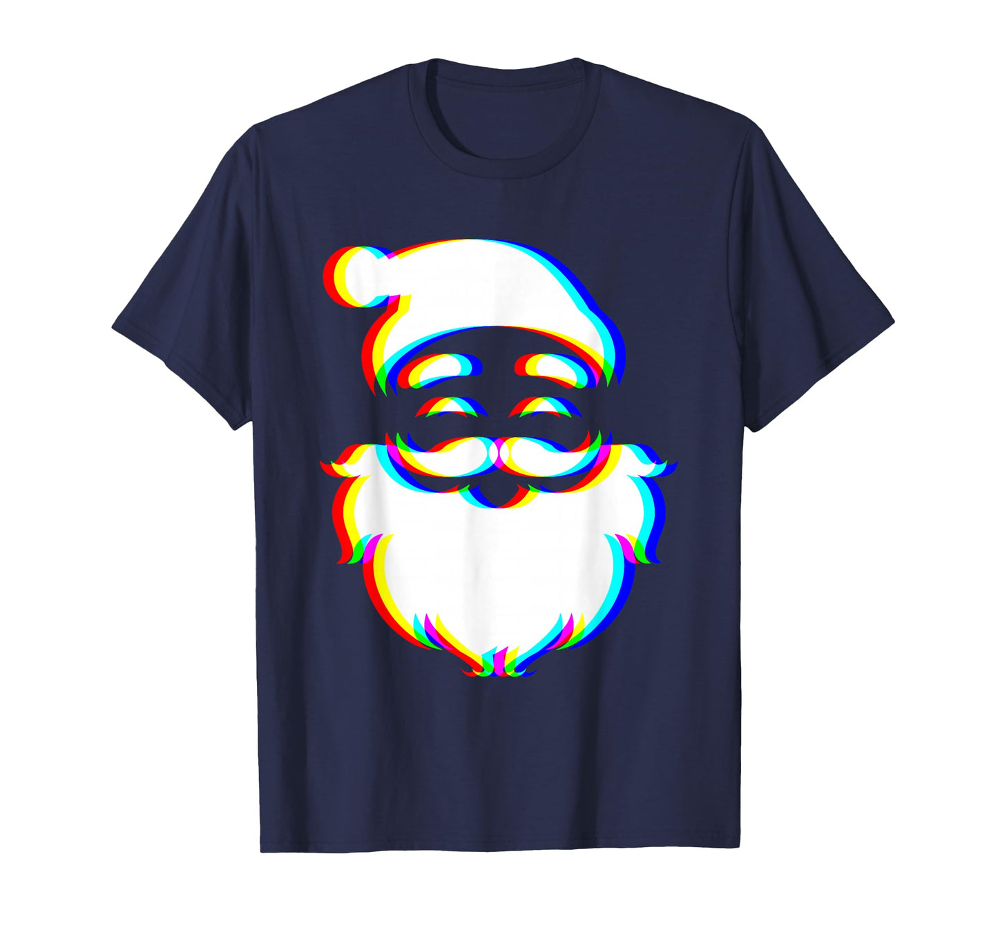 Santa Christmas Xmas Trippy Vaporwave EDM Techno Rave T-Shirt