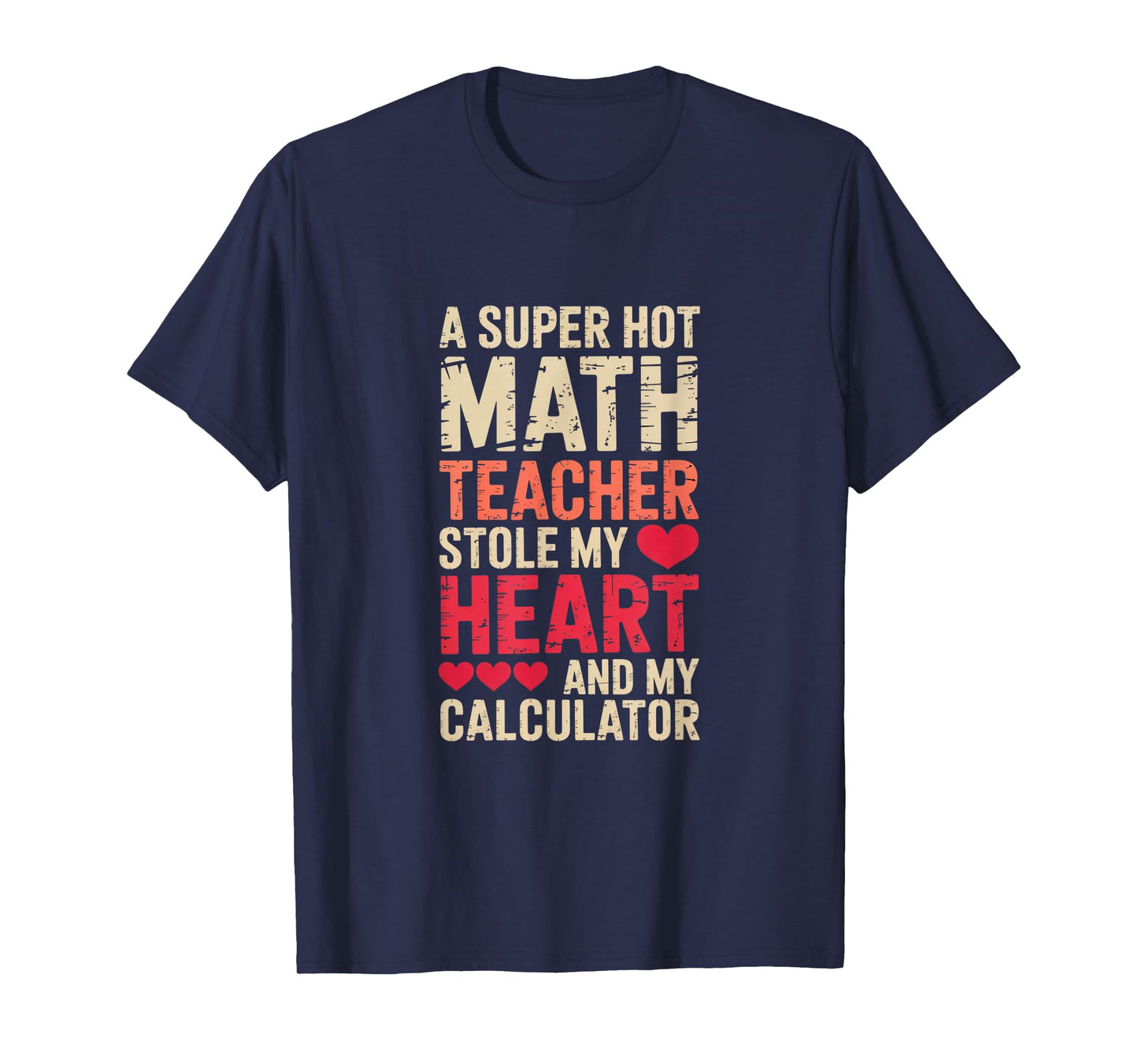 Math Teacher Valentine's Day Algebra Calculus Love Equation T-Shirt