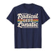 Radical Left Lunatic Retro Rainbow Funny Political Meme T-Shirt
