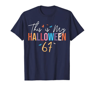 This is My Halloween 67 Funny Six Seven Meme Gen Alpha Slang T-Shirt