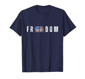 God & Country American Flag and Cross Freedom T-Shirt