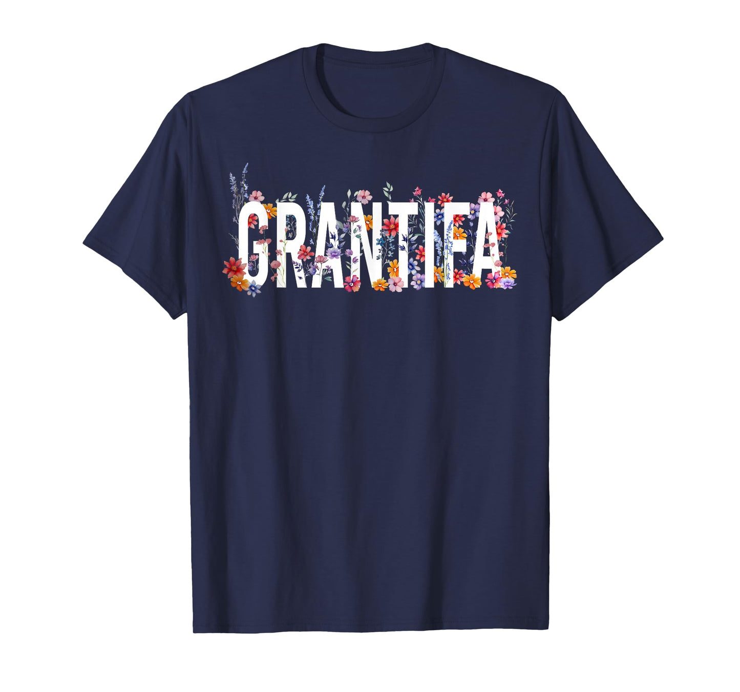Funny I Am Grantifa Vintage Floral Women T-Shirt
