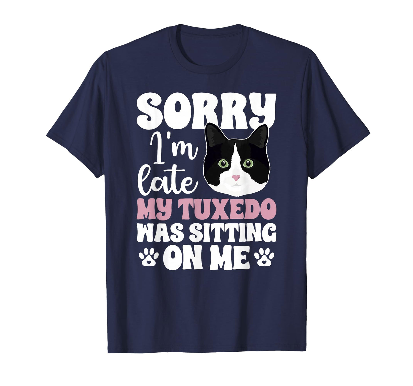 Tuxedo Cat Owner Tuxedo Cat Lover Funny Tuxedo Cat T-Shirt
