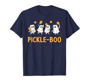 Halloween Pickle-Boo Pickleball Ghosts Pickle Boo Costume T-Shirt