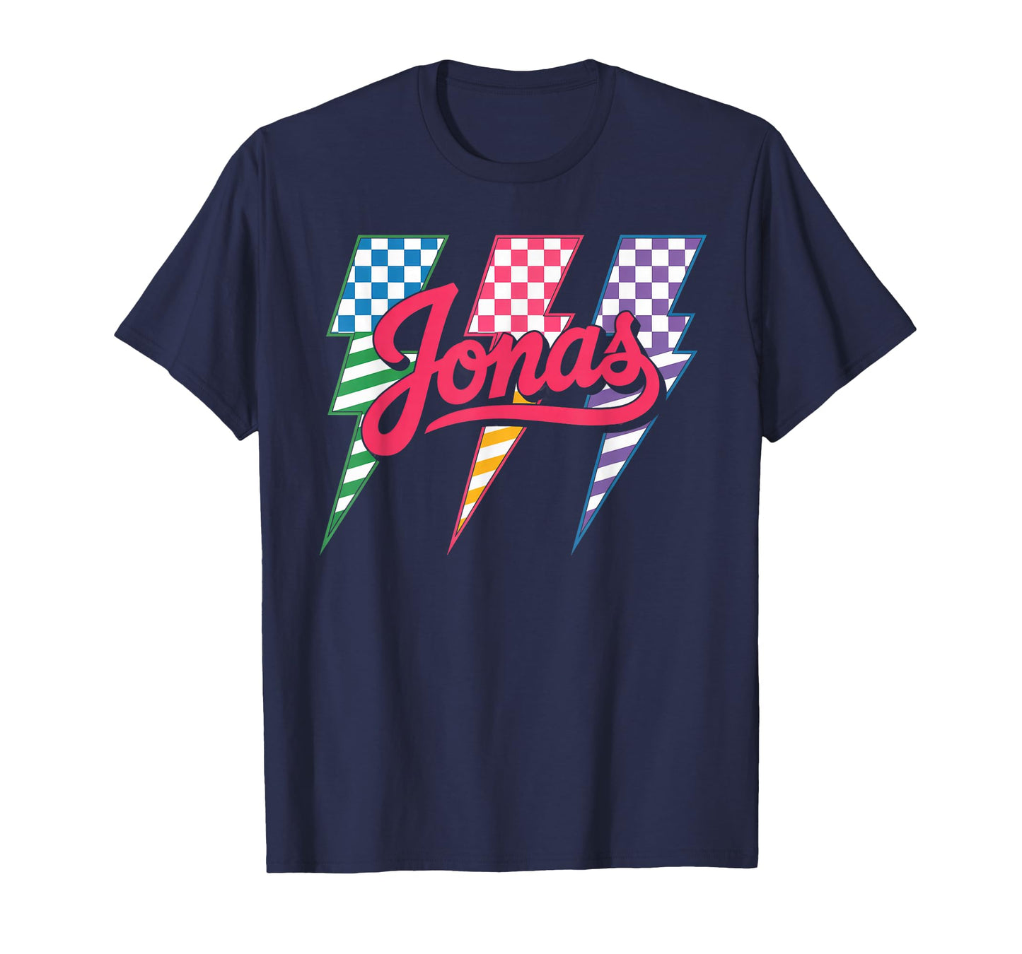 Retro Jonas First Name I Love Jonas 80's Vintage T-Shirt