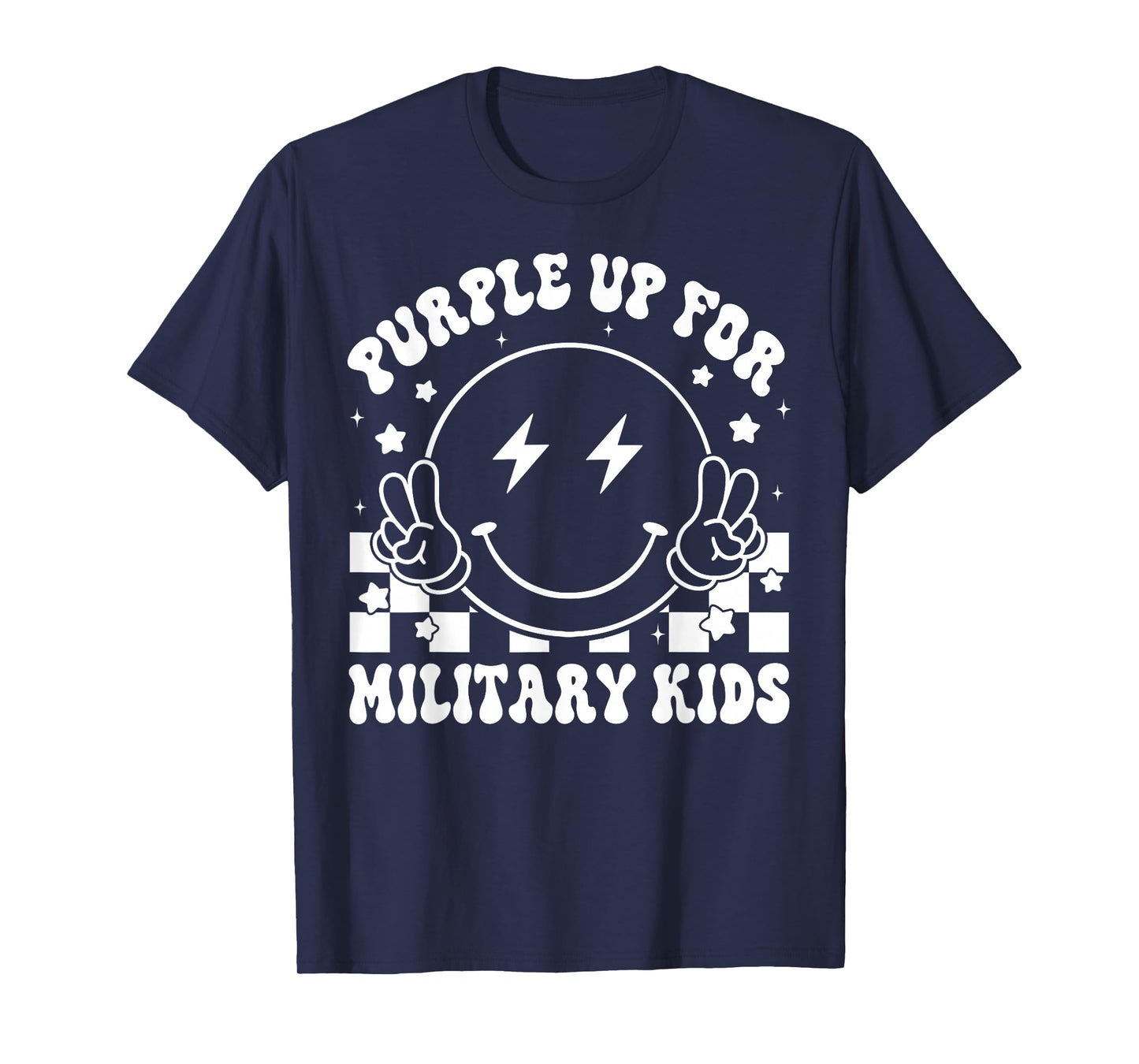 Purple Up for Military Kids Proud Military Child Month Boys T-Shirt