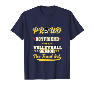 Cool Family '26 Graduation Volleyball Player Boyfriend T-Shirt