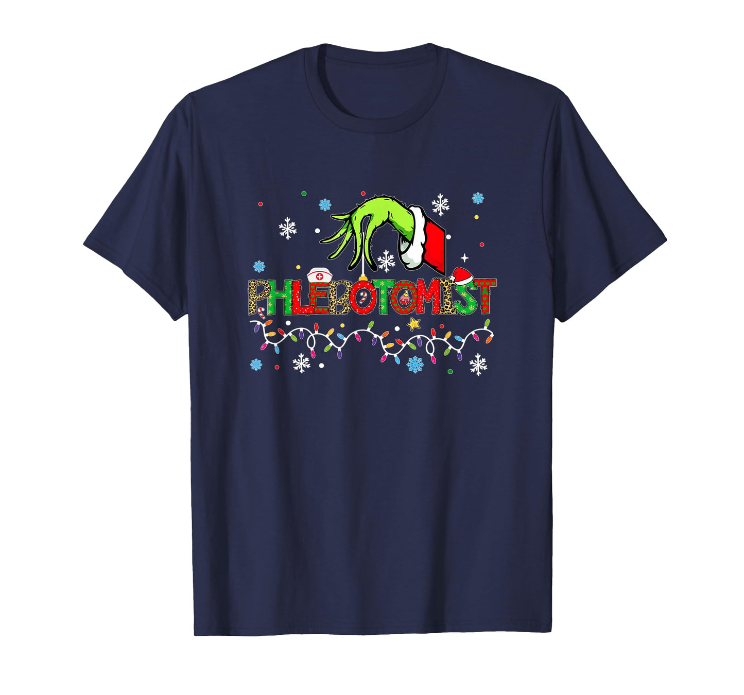 Phlebotomist Christmas Shirt for Women T-Shirt