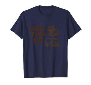 Feral Farm Kid Raccoon Future Farmer Farming Lover Toddler T-Shirt