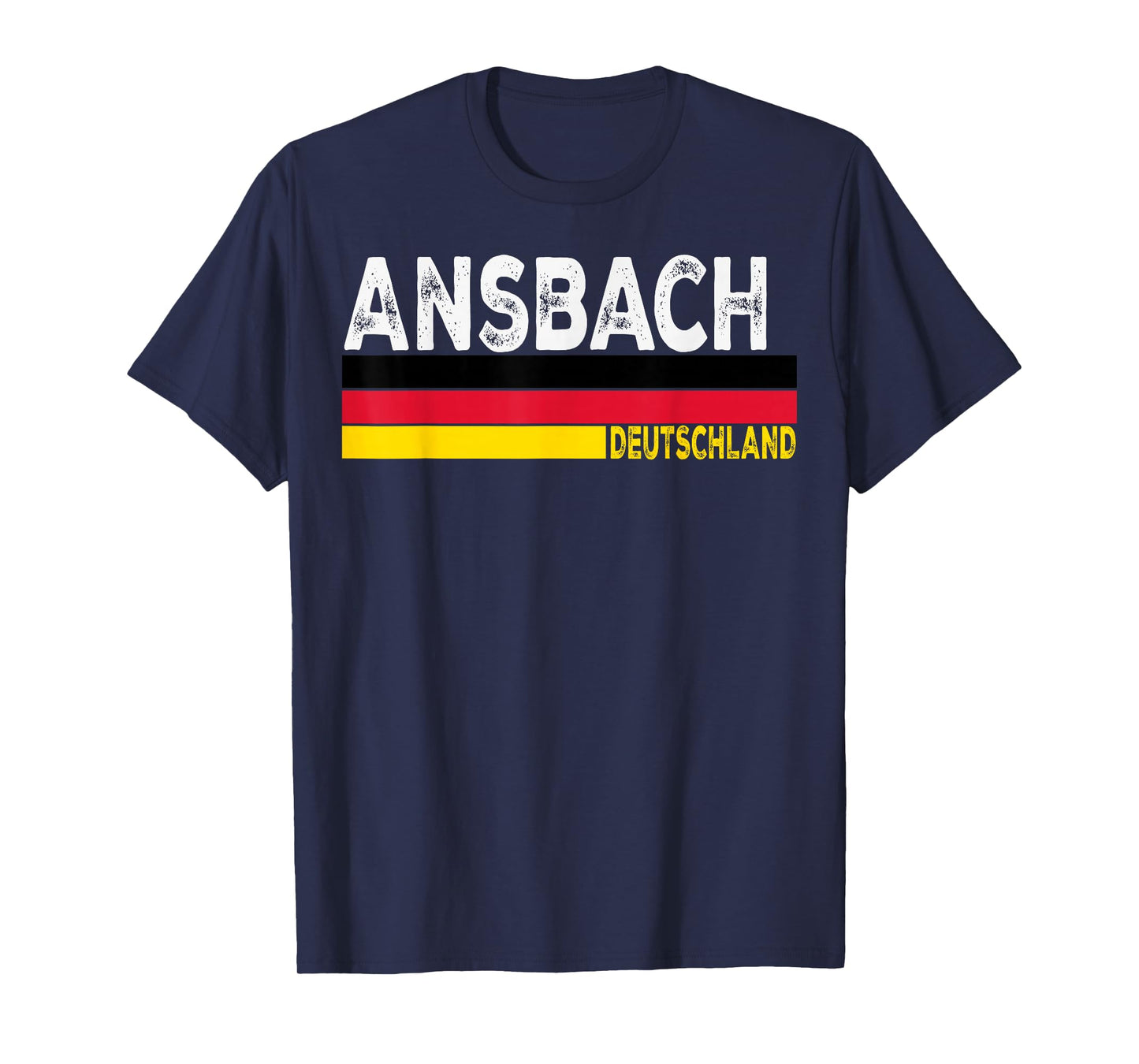 Ansbach Germany Retro Flag Vintage Travel Souvenir Design T-Shirt