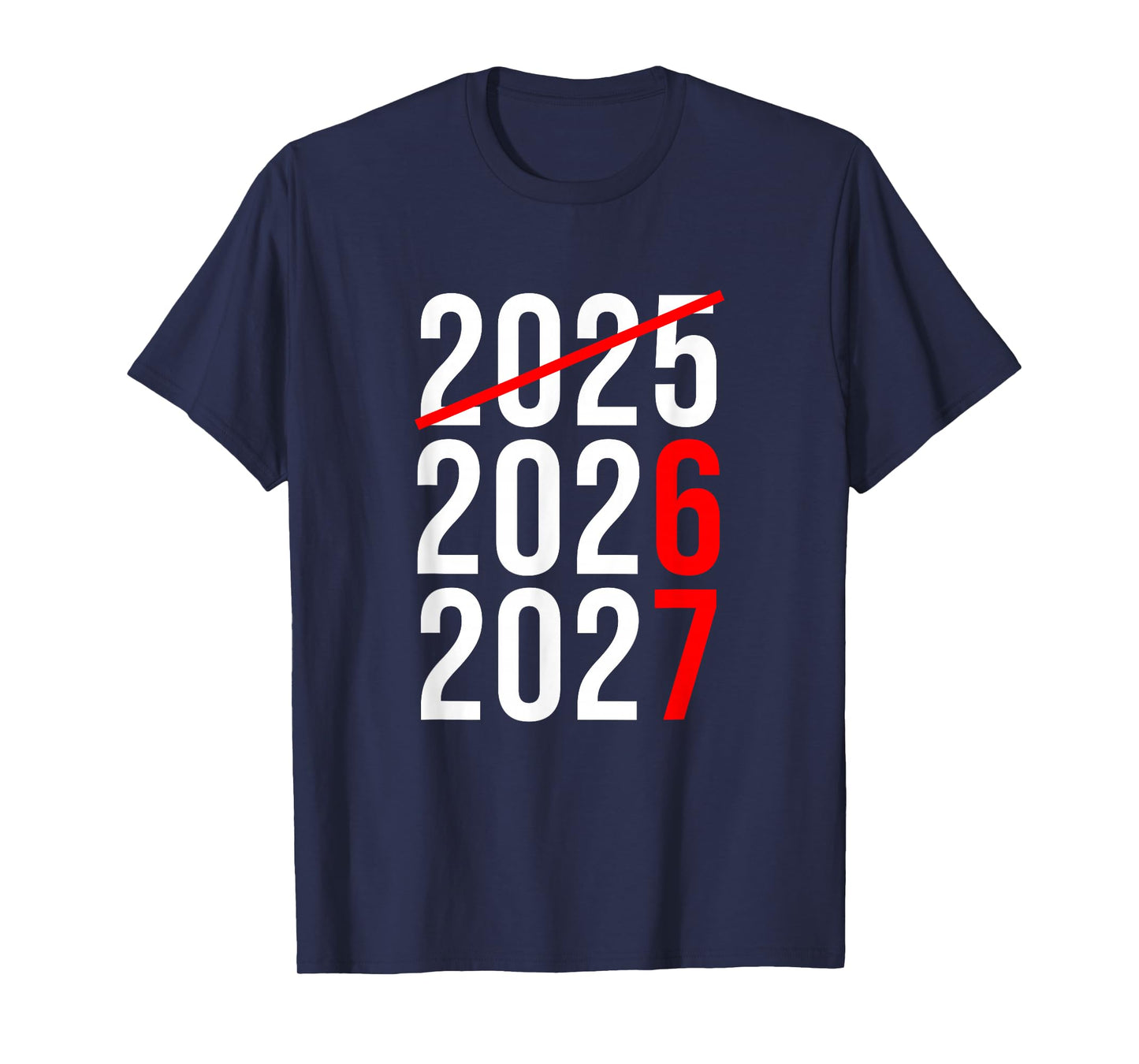 Funny New Year 67 Meme 2026 Goodbye 2025 Waiting for 2027 T-Shirt