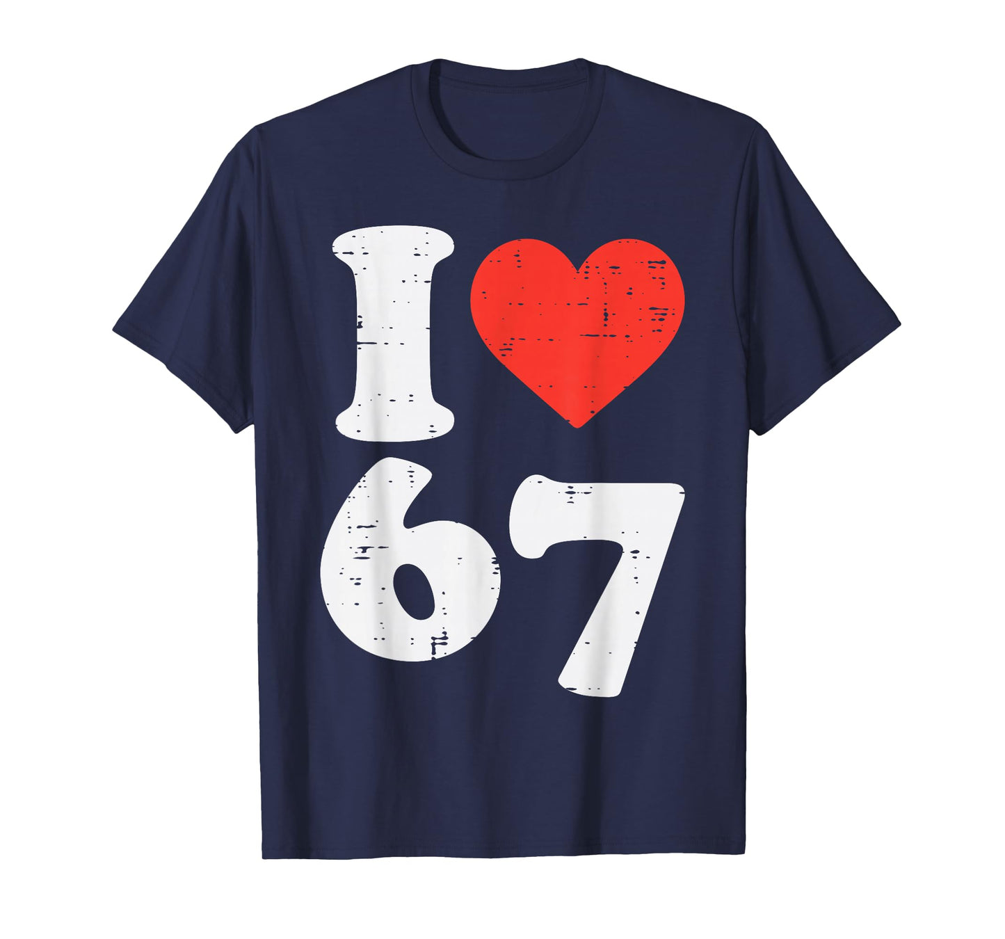 I Love 67 Funny 6 7 Costume Meme Six Seven Kids Youth Boys T-Shirt