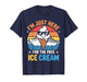 Just Here for Free Ice Cream Funny Cruise Travel Matching T-Shirt
