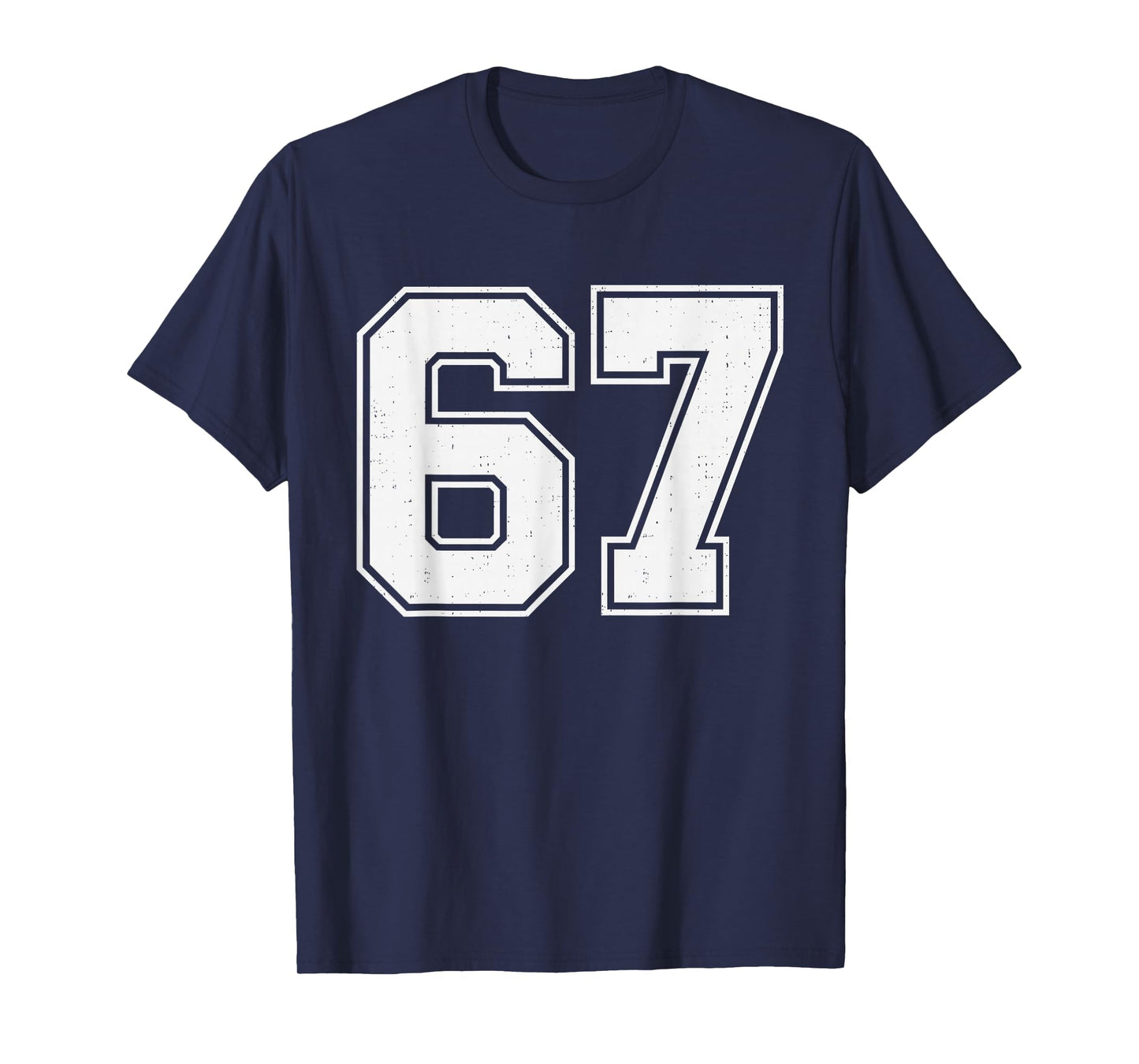 Baseball 6 7 Number 67 Six Seven Meme Mens Boys Teens Kids T-Shirt