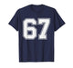 Baseball 6 7 Number 67 Six Seven Meme Mens Boys Teens Kids T-Shirt