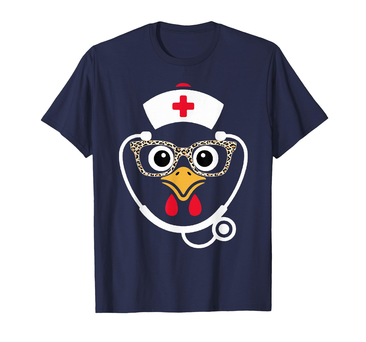 Thanksgiving Scrub Tops Women Turkey Nurse Holiday Nursing T-Shirt