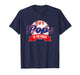 Pops Rookie of Year 1st Birthday Baseball Theme Matching T-Shirt