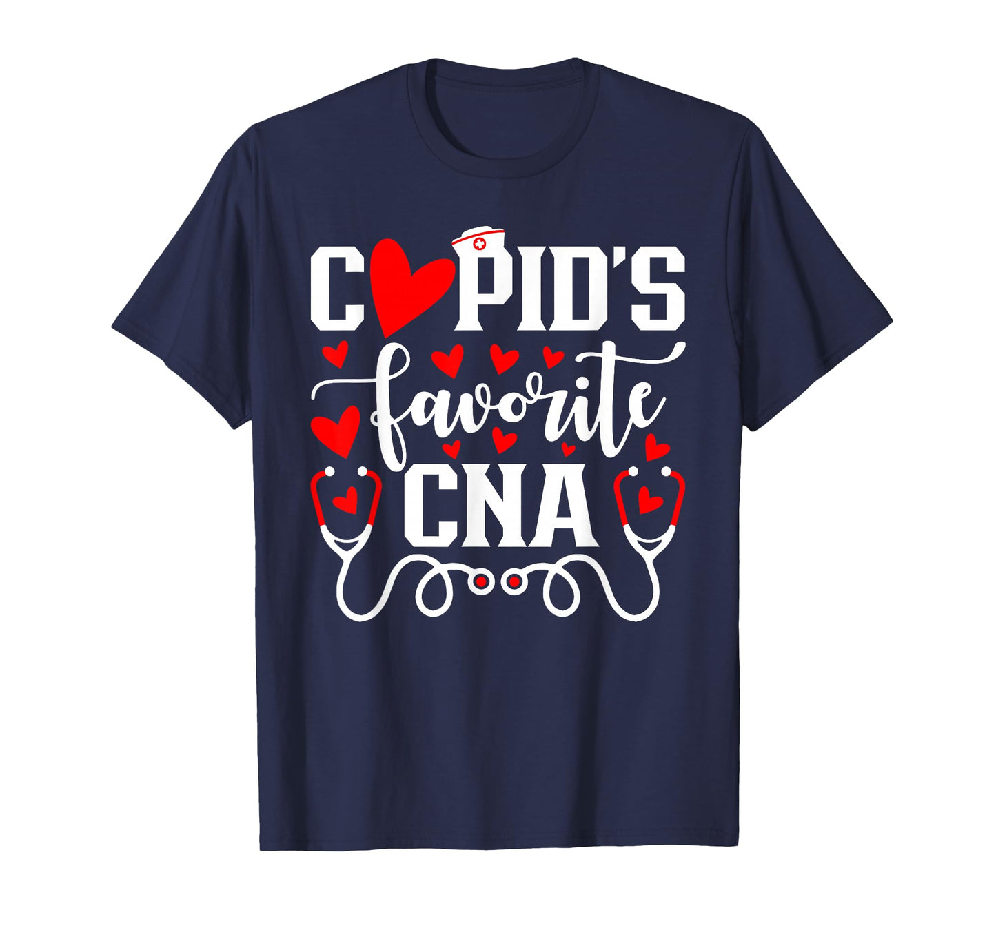 Cupid's Favorite CNA Cute Heart Valentine's Day T-Shirt