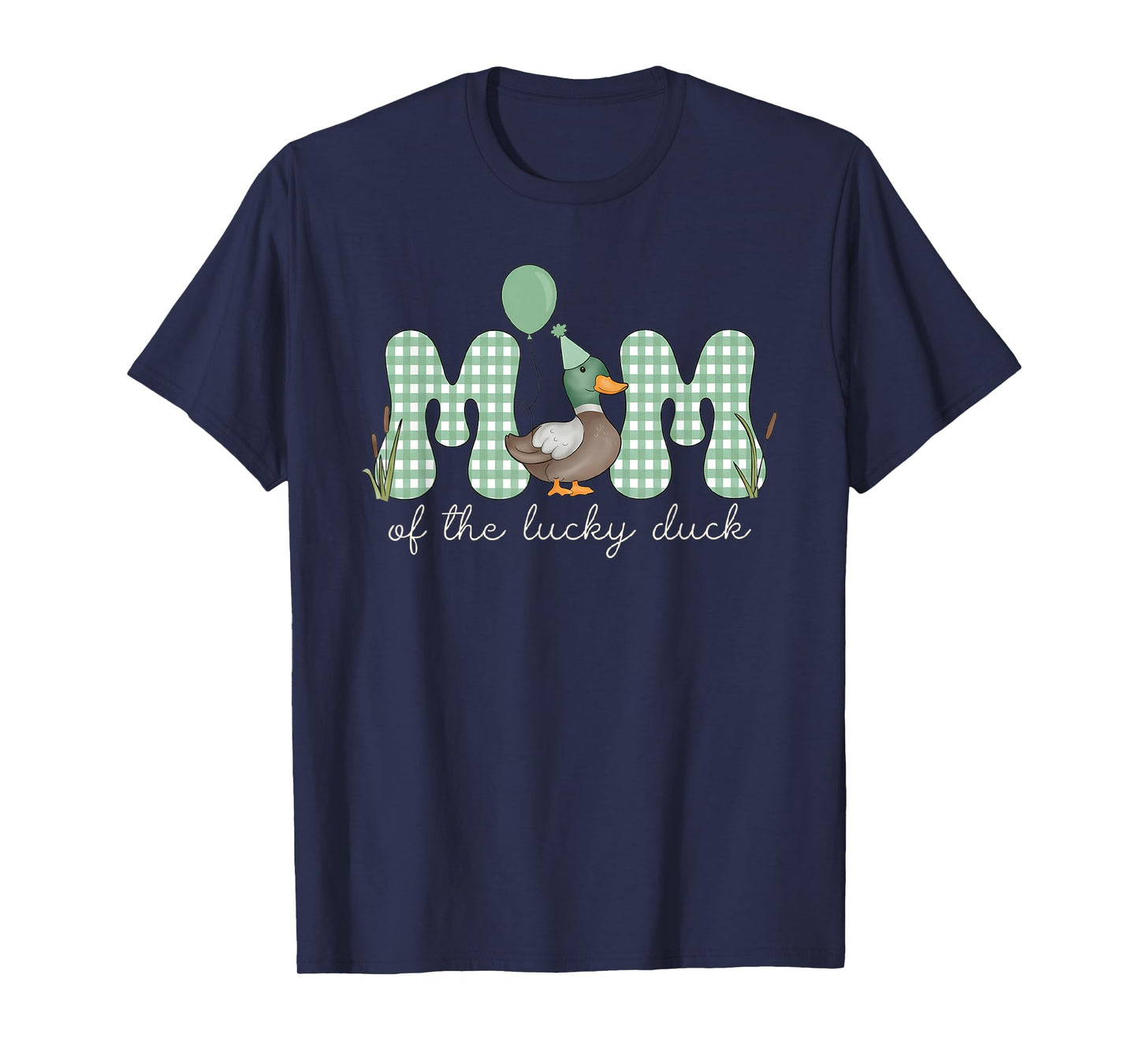 Mom & Dad of The Lucky Duck 1St Birthday Mommy and Me Duck T-Shirt