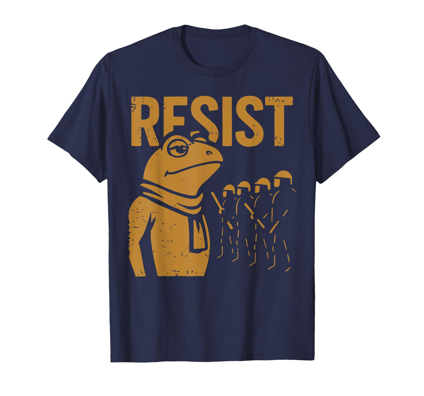 Vintage Portland 2025 Resist Frog Protest Men Women T-Shirt