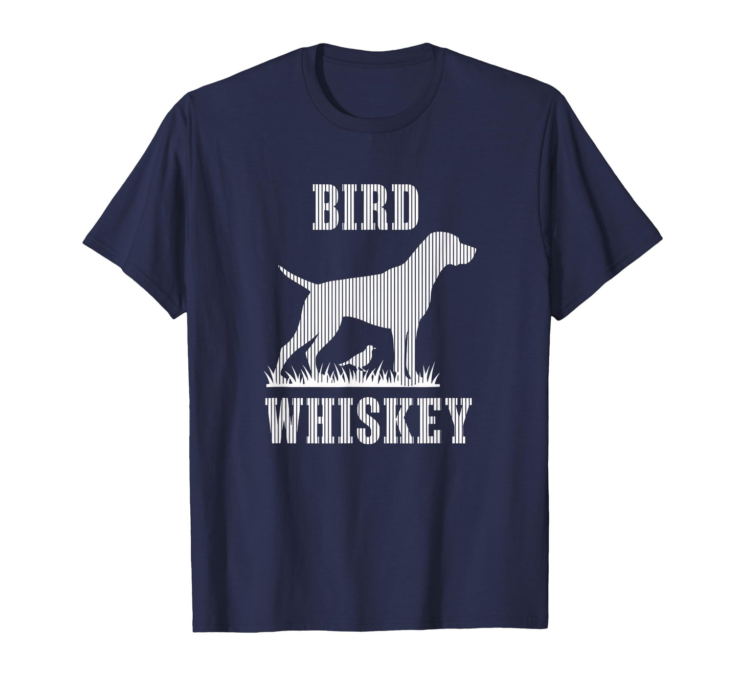 Bird Pointer Dog Bird Whiskey Silhouette T-Shirt