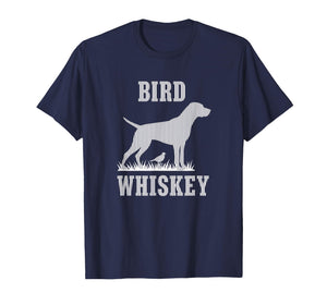 Bird Pointer Dog Bird Whiskey Silhouette T-Shirt